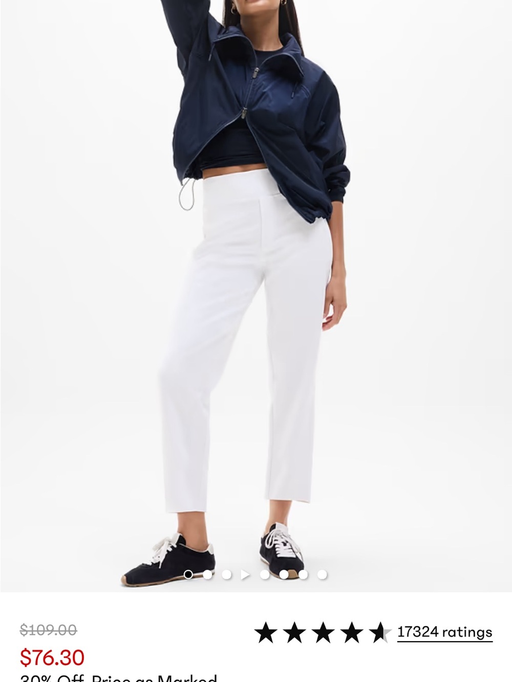 Athleta Endless Pants - Bright White sz14